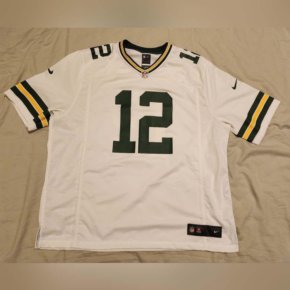 Green Bay Packers, #12 Aaron Rodgers, Nike  3XL, XXXL